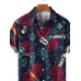 Barbershop Vintage Colorful Pattern Hawaiian Short Sleeve Shirt