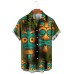 Tiki totem art short sleeve shirt