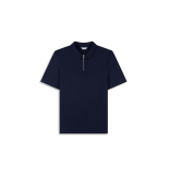 The Textured Zip-Neck Polo